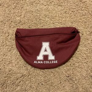 Alma College Maroon Fanny Pack